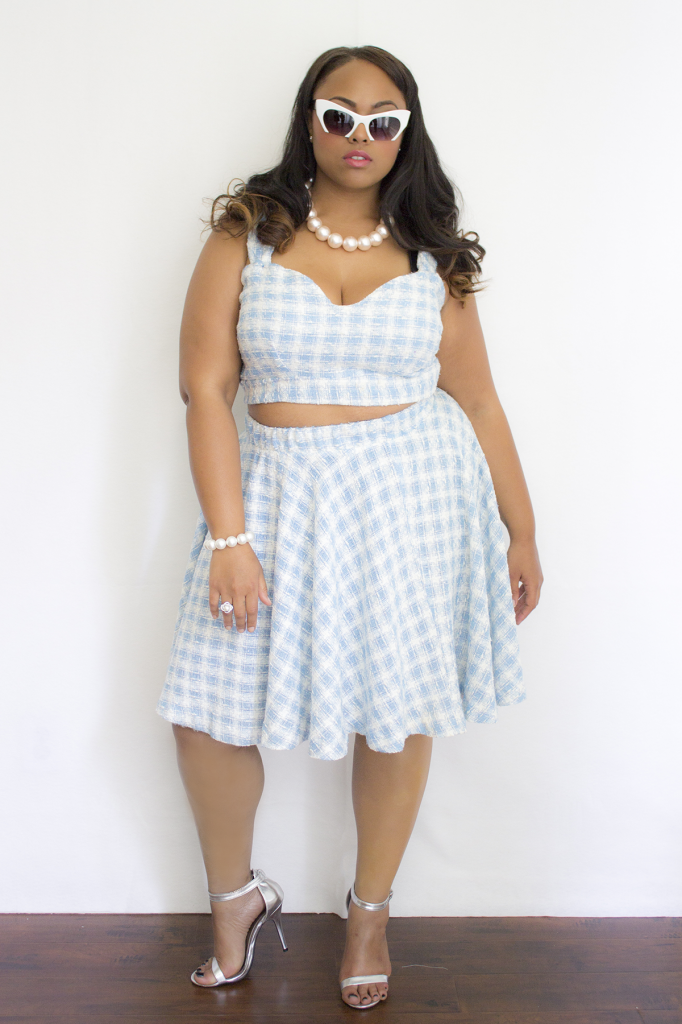 "Monroe" Bralet and Skirt Set by Zelie for She