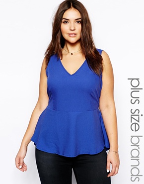 New Look Cobalt Peplum