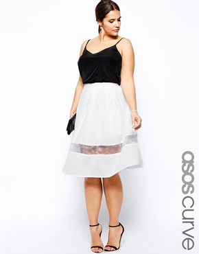 ASOS Midi Sheer