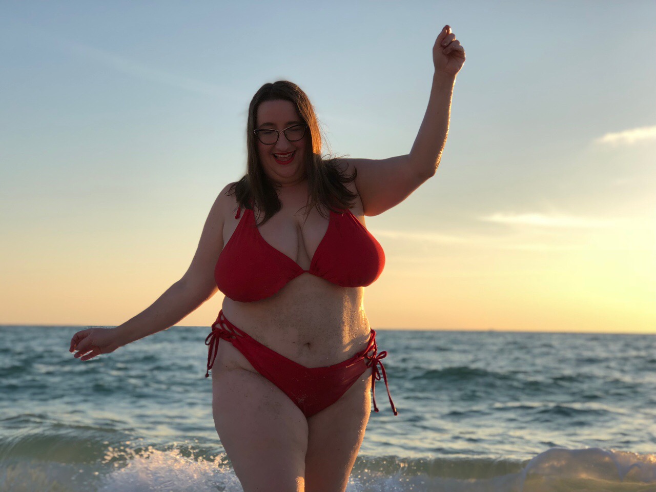 curvy beach swimwear