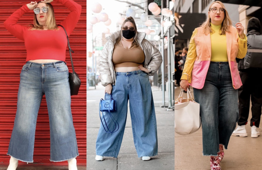The Denim of 2021: Wide Leg Jeans