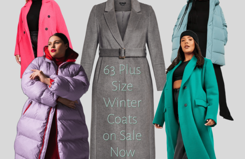63 Plus Size Coats on Sale Right Now